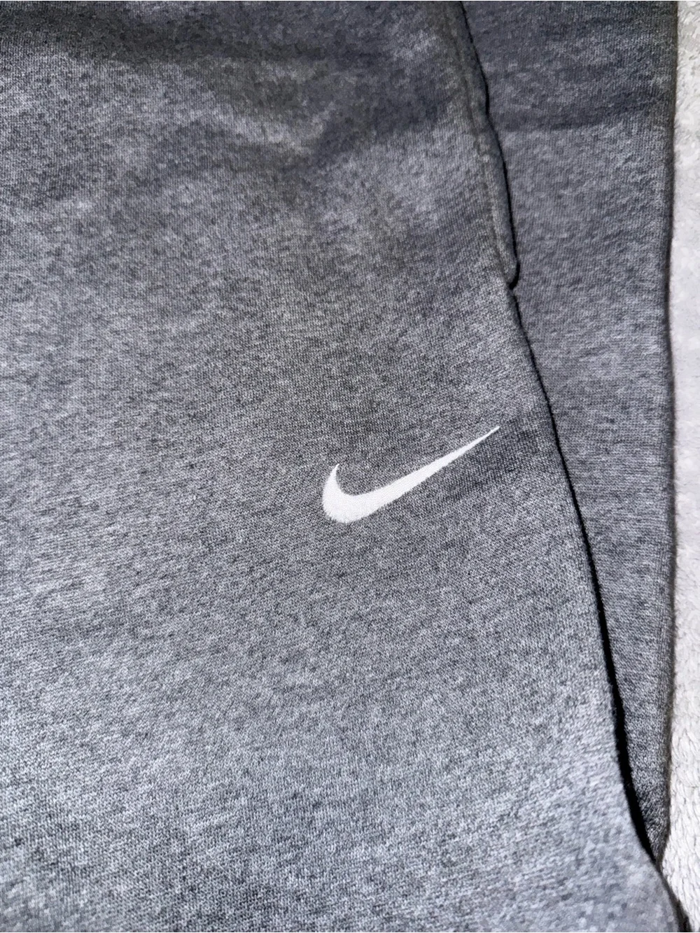 Nike Men’s Gray Fleece Jogger Pants
